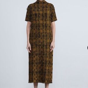 Lafayette 148 New York Fringe Midi Dress